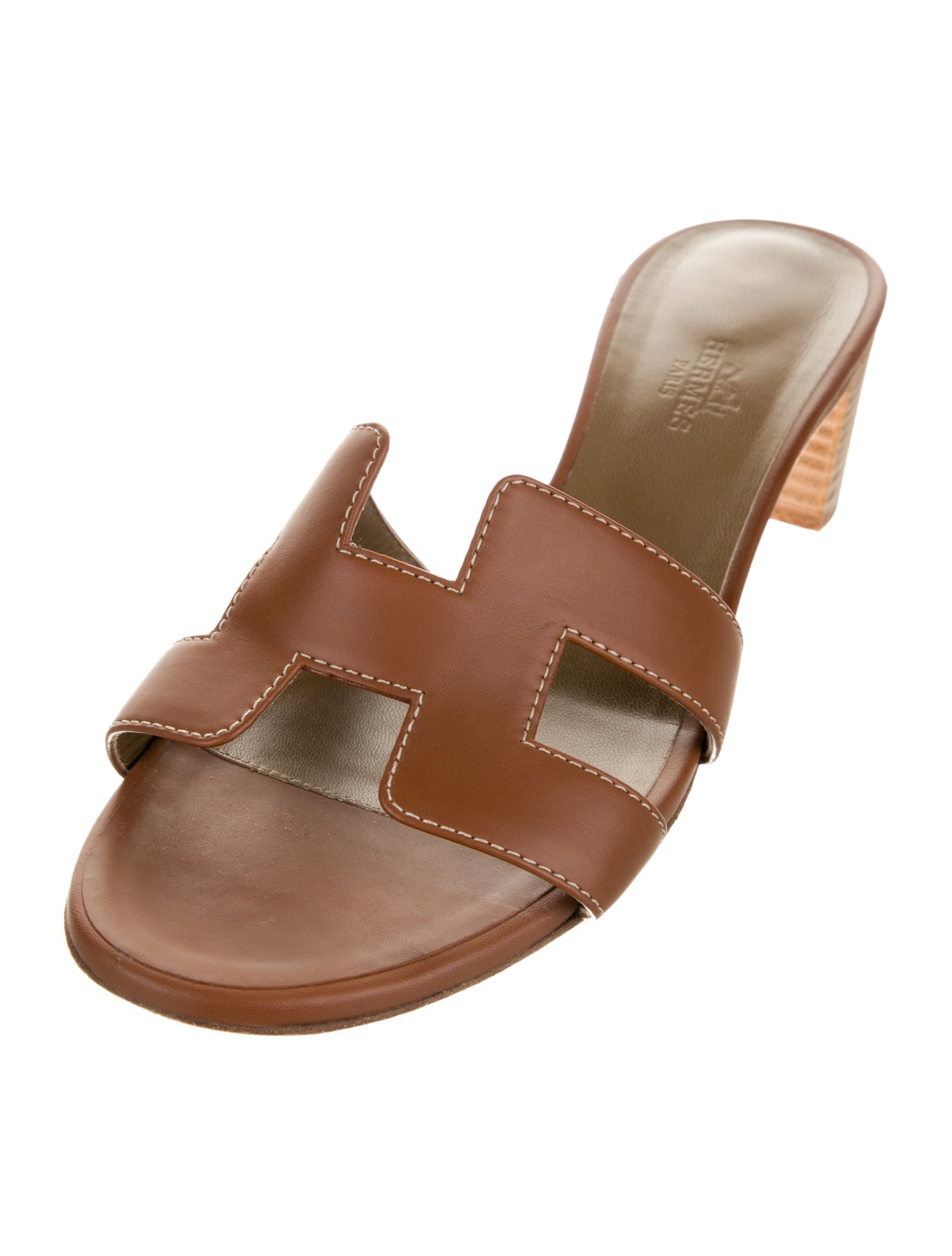 Hermès Oasis Calfskin Slides